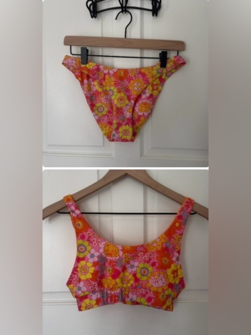 Kulani Kinis Orange Floral Bikini👙